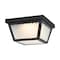 Nuvo Lighting 12W 9" LED Carport Flush 3K Dim, Black Finish with Frosted Glass 62/1572 - alternate 5